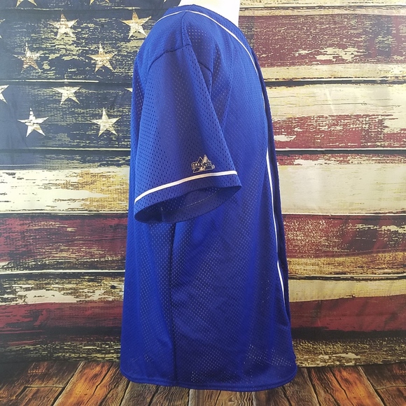 VINTAGE MAJESTIC LA DODGERS MESH JERSEY - Picture 5 of 7